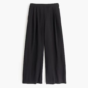 J.Crew Black Wide-leg Easy Pant Sz 4
